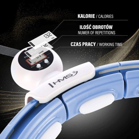 HHM15 BLUE – Hula Hop z Magnesami i Licznikiem HMS HHM15 BLUE – Hula Hop z Magnesami i Licznikiem HMS