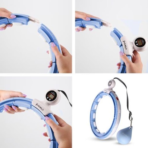 HHM15 BLUE – Hula Hop z Magnesami i Licznikiem HMS HHM15 BLUE – Hula Hop z Magnesami i Licznikiem HMS