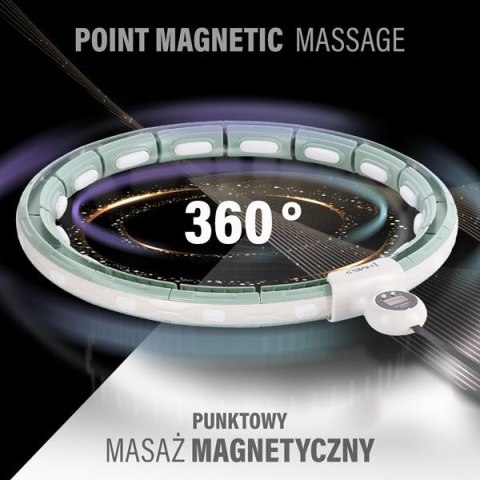HHM15 GREEN – Hula Hop z Magnesami i Licznikiem HMS HHM15 GREEN – Hula Hop z Magnesami i Licznikiem HMS