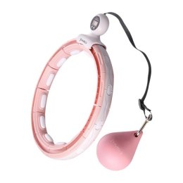 HHM15 PINK – Hula Hop z Magnesami i Licznikiem HMS