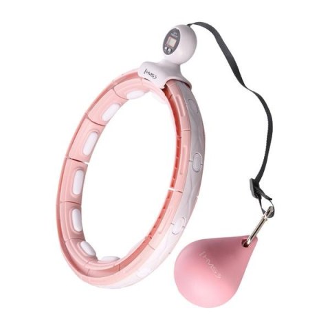 HHM15 PINK – Hula Hop z Magnesami i Licznikiem HMS HHM15 PINK – Hula Hop z Magnesami i Licznikiem HMS