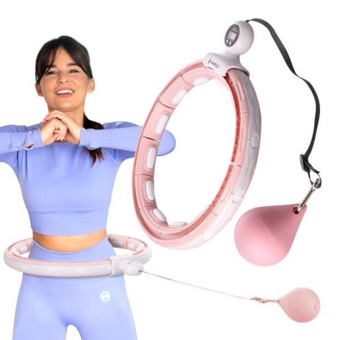 HHM15 PINK – Hula Hop z Magnesami i Licznikiem HMS HHM15 PINK – Hula Hop z Magnesami i Licznikiem HMS