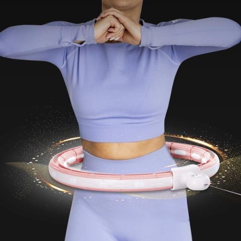 HHM15 PINK – Hula Hop z Magnesami i Licznikiem HMS HHM15 PINK – Hula Hop z Magnesami i Licznikiem HMS