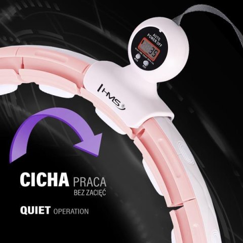 HHM15 PINK – Hula Hop z Magnesami i Licznikiem HMS HHM15 PINK – Hula Hop z Magnesami i Licznikiem HMS