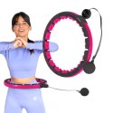 HHM16 BLACK/PINK – Hula Hop z Magnesami i Licznikiem HMS