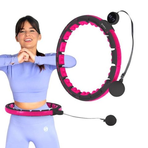 HHM16 BLACK/PINK – Hula Hop z Magnesami i Licznikiem HMS HHM16 BLACK/PINK – Hula Hop z Magnesami i Licznikiem HMS