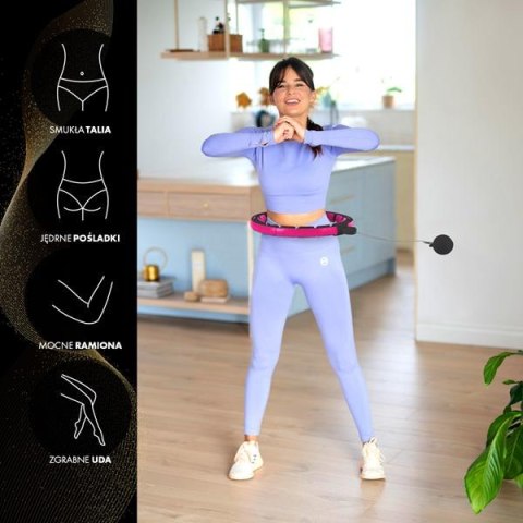 HHM16 BLACK/PINK – Hula Hop z Magnesami i Licznikiem HMS HHM16 BLACK/PINK – Hula Hop z Magnesami i Licznikiem HMS