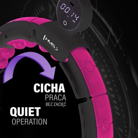 HHM16 BLACK/PINK – Hula Hop z Magnesami i Licznikiem HMS HHM16 BLACK/PINK – Hula Hop z Magnesami i Licznikiem HMS