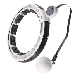 HHM16 WHITE – Hula Hop z Magnesami i Licznikiem HMS
