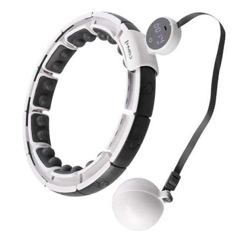 HHM16 WHITE – Hula Hop z Magnesami i Licznikiem HMS HHM16 WHITE – Hula Hop z Magnesami i Licznikiem HMS