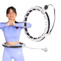 HHM16 WHITE – Hula Hop z Magnesami i Licznikiem HMS