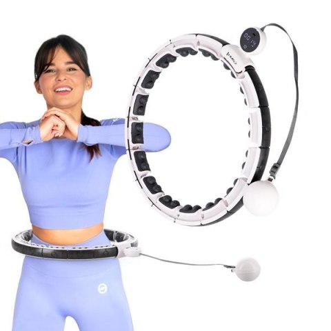 HHM16 WHITE – Hula Hop z Magnesami i Licznikiem HMS HHM16 WHITE – Hula Hop z Magnesami i Licznikiem HMS