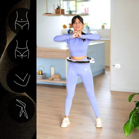 HHM16 WHITE – Hula Hop z Magnesami i Licznikiem HMS HHM16 WHITE – Hula Hop z Magnesami i Licznikiem HMS