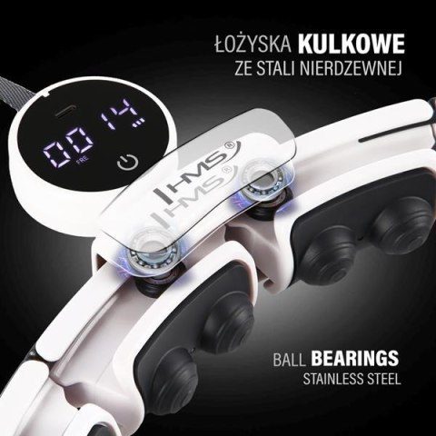 HHM16 WHITE – Hula Hop z Magnesami i Licznikiem HMS HHM16 WHITE – Hula Hop z Magnesami i Licznikiem HMS