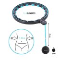 HHM17 BLACK-TURQUOISE – Hula Hop z Magnesami i Licznikiem HMS