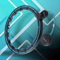 HHM17 BLACK-TURQUOISE – Hula Hop z Magnesami i Licznikiem HMS