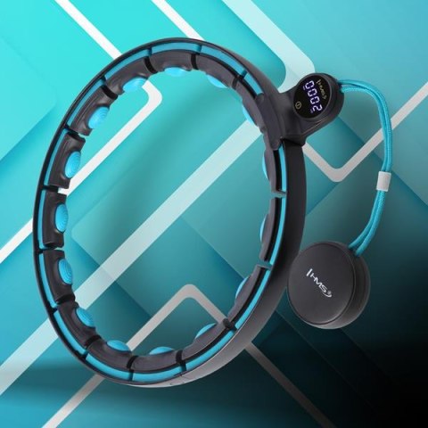 HHM17 BLACK-TURQUOISE – Hula Hop z Magnesami i Licznikiem HMS HHM17 BLACK-TURQUOISE – Hula Hop z Magnesami i Licznikiem HMS