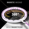 HHM17 WHITE-VIOLET – Hula Hop z Magnesami i Licznikiem HMS