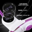 HHM17 WHITE-VIOLET – Hula Hop z Magnesami i Licznikiem HMS