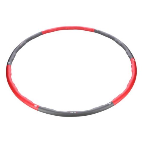 HHP002 RED-GREY HULA HOP 1,2KG 100CM HMS HHP002 RED-GREY HULA HOP 1,2KG 100CM HMS