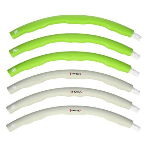 HHP003 GREEN-GREY HULA HOP 1,5KG 100CM HMS HHP003 GREEN-GREY HULA HOP 1,5KG 100CM HMS
