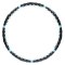 HHP006 BLACK-BLUE HULA HOP MASUJĄCY Z MAGNESAMI 98CM HMS