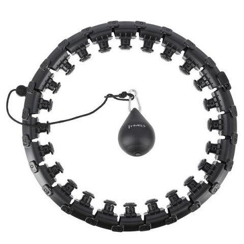 HHW01 BLACK – Hula Hop z Wypustkami i Obciążnikiem HMS HHW01 BLACK – Hula Hop z Wypustkami i Obciążnikiem HMS