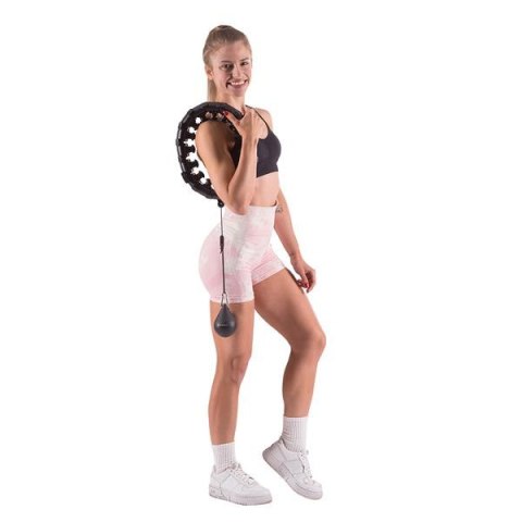 HHW01 BLACK – Hula Hop z Wypustkami i Obciążnikiem HMS HHW01 BLACK – Hula Hop z Wypustkami i Obciążnikiem HMS
