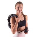 HHW01 BLACK – Hula Hop z Wypustkami i Obciążnikiem HMS