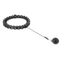 HHW01 BLACK – Hula Hop z Wypustkami i Obciążnikiem HMS