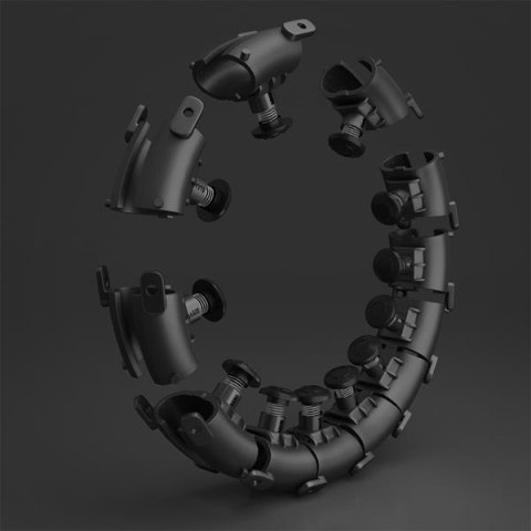 HHW01 BLACK – Hula Hop z Wypustkami i Obciążnikiem HMS HHW01 BLACK – Hula Hop z Wypustkami i Obciążnikiem HMS