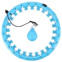 HHW01 BLUE – Hula Hop z Wypustkami i Obciążnikiem HMS
