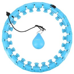 HHW01 BLUE – Hula Hop z Wypustkami i Obciążnikiem HMS