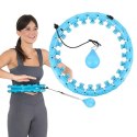 HHW01 BLUE – Hula Hop z Wypustkami i Obciążnikiem HMS