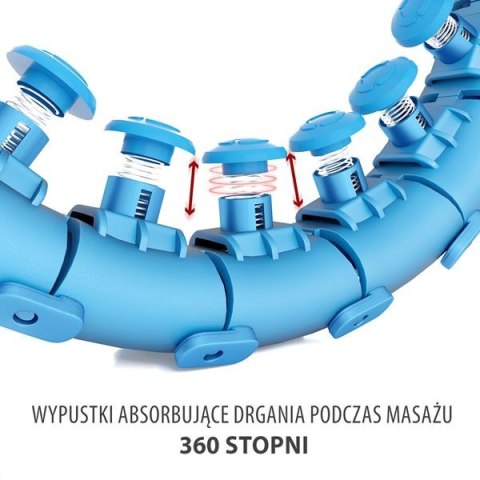 HHW01 BLUE – Hula Hop z Wypustkami i Obciążnikiem HMS HHW01 BLUE – Hula Hop z Wypustkami i Obciążnikiem HMS