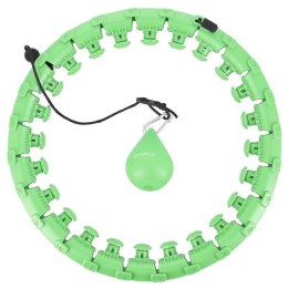 HHW01 GREEN – Hula Hop z Wypustkami i Obciążnikiem HMS