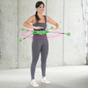 HHW01 GREEN – Hula Hop z Wypustkami i Obciążnikiem HMS