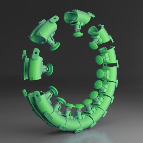 HHW01 GREEN – Hula Hop z Wypustkami i Obciążnikiem HMS HHW01 GREEN – Hula Hop z Wypustkami i Obciążnikiem HMS