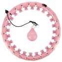 HHW01 PINK – Hula Hop z Wypustkami i Obciążnikiem HMS