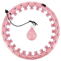 HHW01 PINK – Hula Hop z Wypustkami i Obciążnikiem HMS