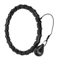 HHW02 BLACK – Hula Hop z Wypustkami i Obciążnikiem HMS