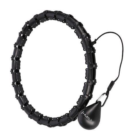 HHW02 BLACK – Hula Hop z Wypustkami i Obciążnikiem HMS HHW02 BLACK – Hula Hop z Wypustkami i Obciążnikiem HMS
