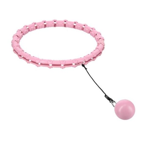 HHW02 LIGHT PINK – Hula Hop z Wypustkami i Obciążnikiem HMS HHW02 LIGHT PINK – Hula Hop z Wypustkami i Obciążnikiem HMS