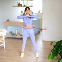 HHW02 LIGHT PINK – Hula Hop z Wypustkami i Obciążnikiem HMS