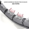 HHW06 HULA HOP BLACK z Wypustkami i Obciążnikiem + Licznik HMS -Odchudzanie