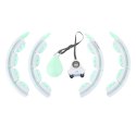 HHW06 GREEN – Hula Hop z Wypustkami, Obciążnikiem i Licznikiem HMS