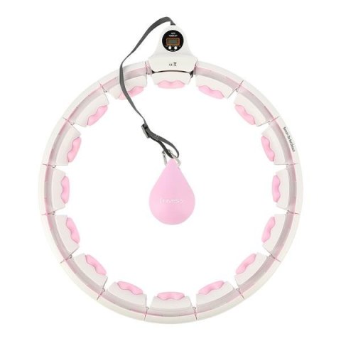HHW06 PINK – Hula Hop z Wypustkami, Obciążnikiem i Licznikiem HMS HHW06 PINK – Hula Hop z Wypustkami, Obciążnikiem i Licznikiem HMS