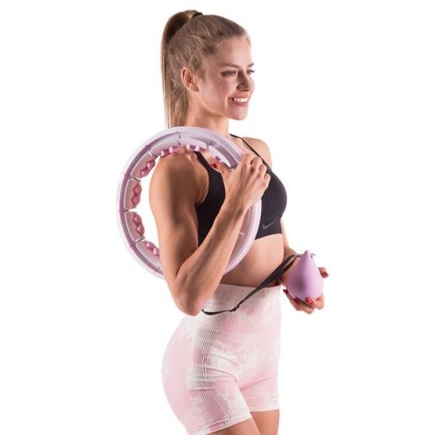 HHW06 PINK – Hula Hop z Wypustkami, Obciążnikiem i Licznikiem HMS HHW06 PINK – Hula Hop z Wypustkami, Obciążnikiem i Licznikiem HMS