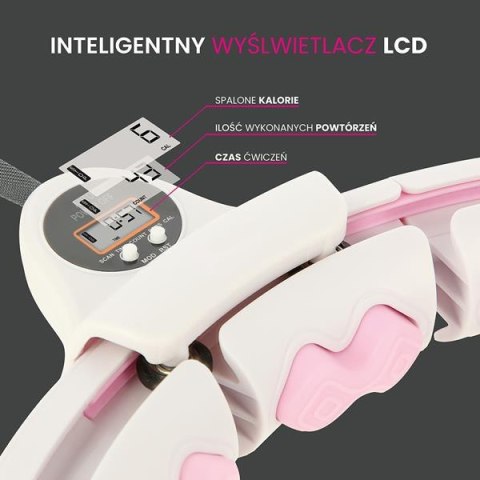HHW06 PINK – Hula Hop z Wypustkami, Obciążnikiem i Licznikiem HMS HHW06 PINK – Hula Hop z Wypustkami, Obciążnikiem i Licznikiem HMS