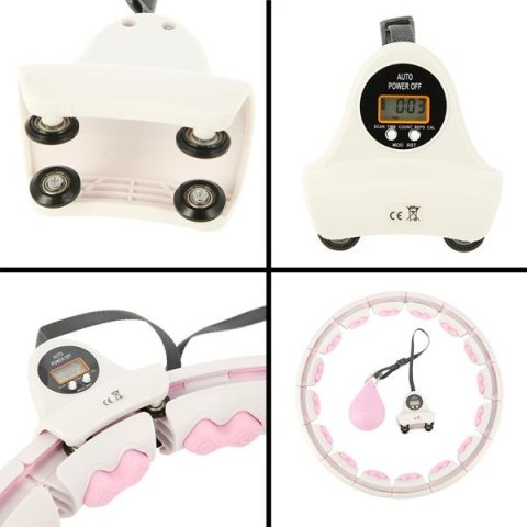 HHW06 PINK – Hula Hop z Wypustkami, Obciążnikiem i Licznikiem HMS HHW06 PINK – Hula Hop z Wypustkami, Obciążnikiem i Licznikiem HMS